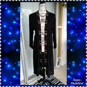 Black Sheer Kimono NWT